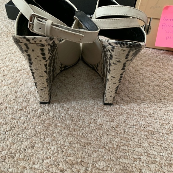 Design Lab python print wedges with ankle strap - Picture 5 of 5